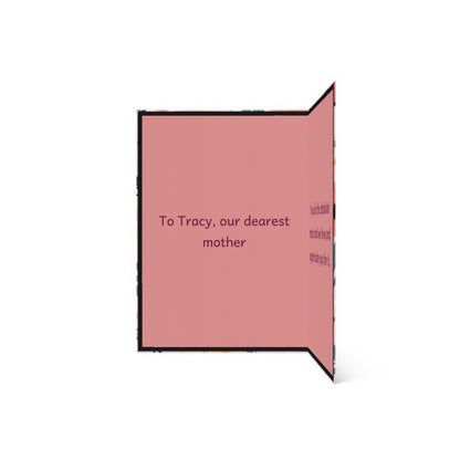 Large Personalised Mother's Greeting Card