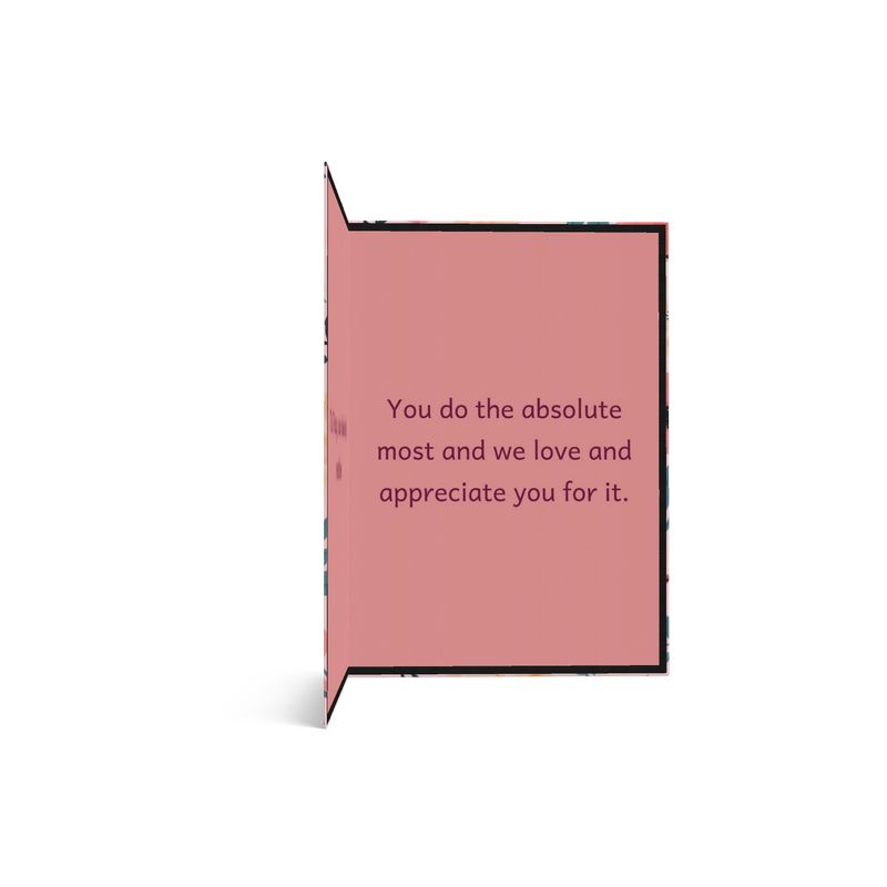 Large Personalised Mother's Greeting Card