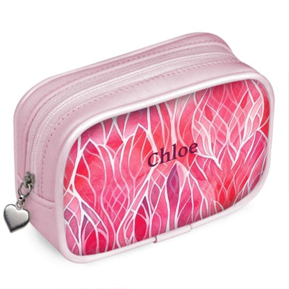 Personalised Gift Pouch Purse Abstract pink